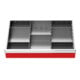 Bedrunka+Hirth Metalleinteilung Set R 24-16 7-teilig 600 x 400 mm
