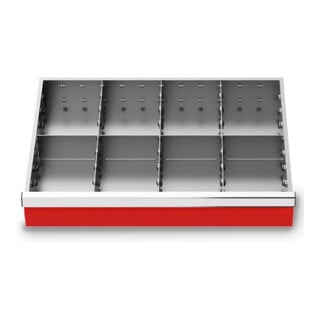 Bedrunka+Hirth Metalleinteilung Set R 24-16 7-teilig 600 x 400 mm