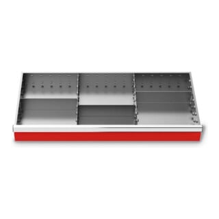 Bedrunka+Hirth Metalleinteilung Set R 36-16 900 x 400 mm 75 mm Blendenhöhe