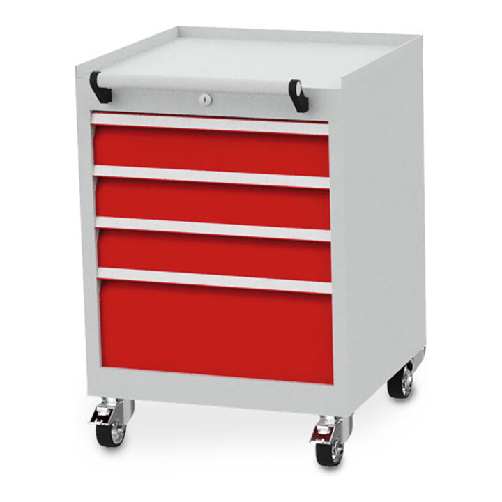 Bedrunka+Hirth Mobiler Schubladenschrank T 500 R 18-16 mit 4 Schubladen