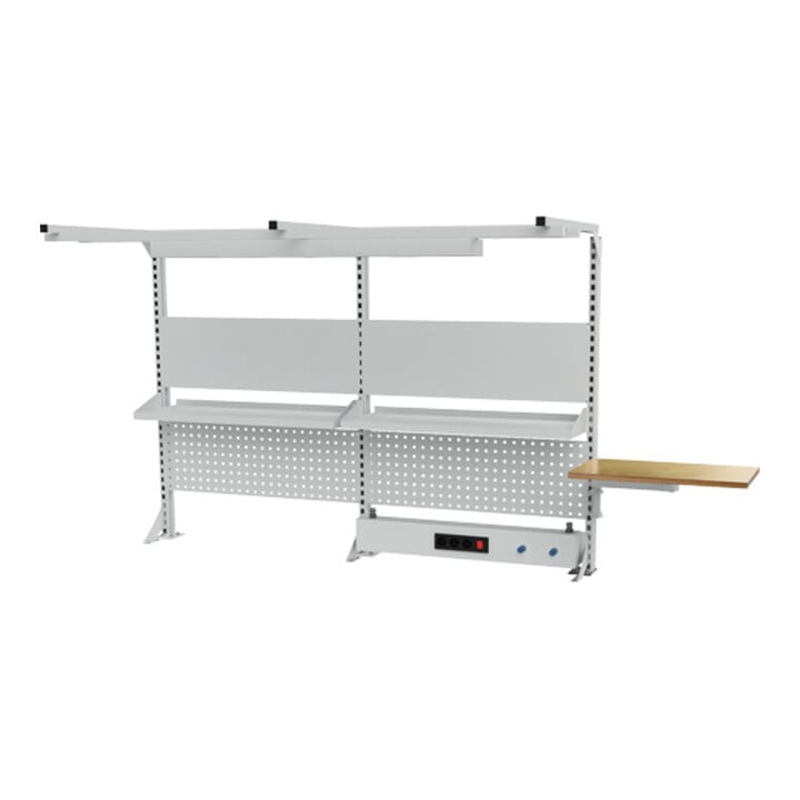 Bedrunka+Hirth Multi-Wand-Aufbau Breite 2000 Obergestell Energiekanal Magnetwand
