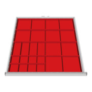 Bedrunka+Hirth Schubladeneinsatz Serie 700 mit 24 Kleinteilekästen