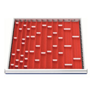 Bedrunka+Hirth Schubladeneinsatz Serie 700 Muldenplatten mit Mulden-1