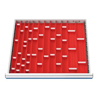 Bedrunka+Hirth Schubladeneinsatz Serie 700 Muldenplatten mit Mulden