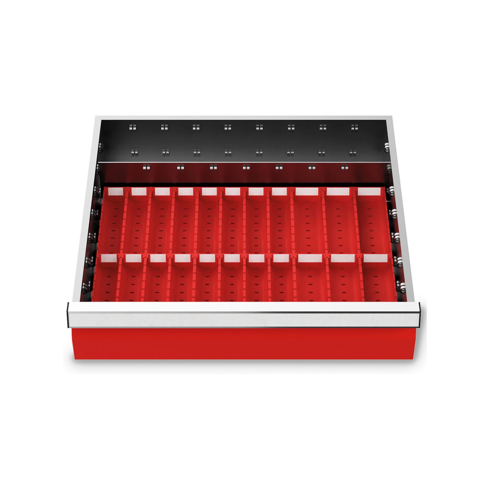 Bedrunka+Hirth Schubladeneinsatz Serie T500-4 Muldenplatten mit Mulden
