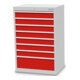 Bedrunka+Hirth Schubladenschrank R 24-16 Tiefe 500 mm 8 Schubladen