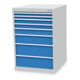 Bedrunka+Hirth Schubladenschrank R 24-24 736 mm Tiefe 8 Schubladen