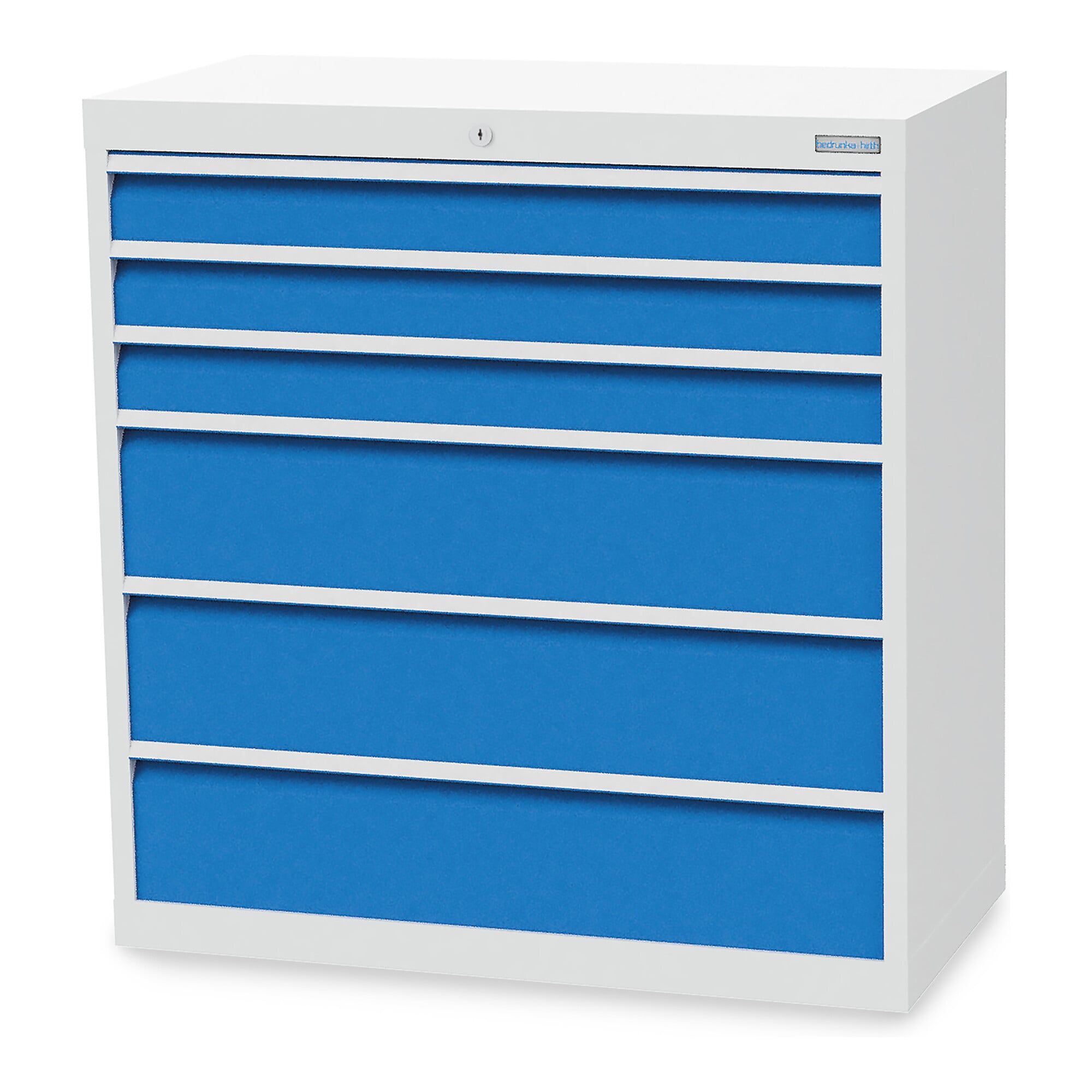 Bedrunka+Hirth Schubladenschrank Serie T500-9 mit 6 Schubladen 3x100 3x200 mm