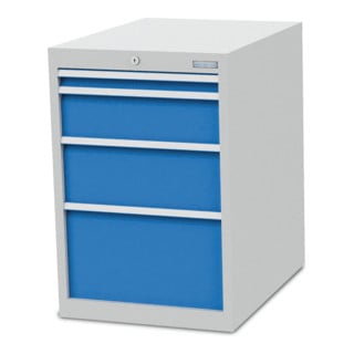 Bedrunka+Hirth Schubladenschrank T736 R 18-24 mit 4 Schubladen 1x50 mm, 1x150 mm, 1x200 mm, 1x300 mm