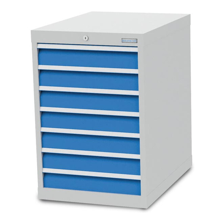 Bedrunka+Hirth Schubladenschrank T736 R 18-24 mit 7 Schubladen 7x100 mm Schubladen