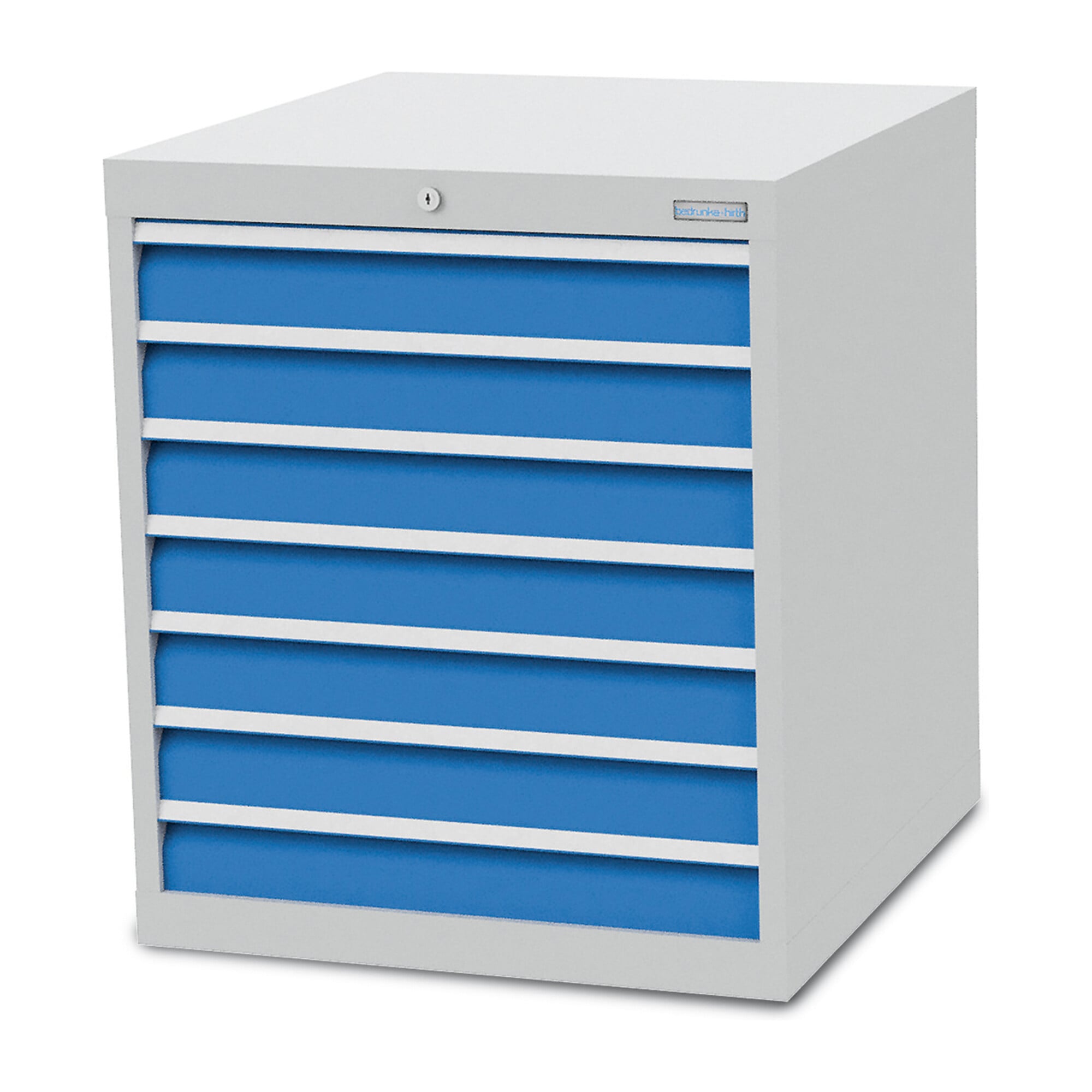 Bedrunka+Hirth Schubladenschrank T736 R 24-24 mit 7 Schubladen 7x100 mm