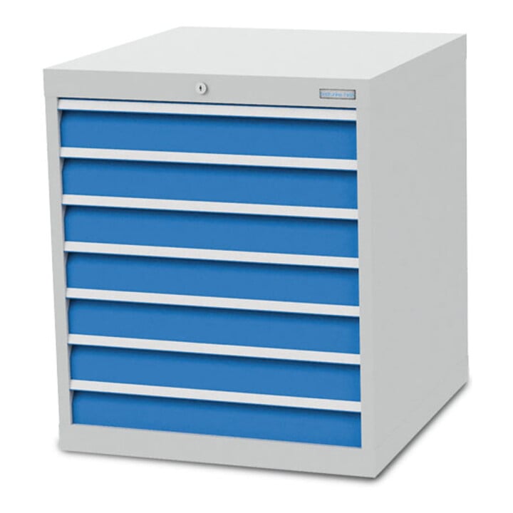 Bedrunka+Hirth Schubladenschrank T736 R 24-24 mit 7 Schubladen 7x100 mm