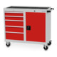 Bedrunka+Hirth Servante d’atelier T500-4 avec 5 tiroirs-1