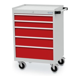 Bedrunka+Hirth Servante d’atelier T500-6 avec 5 tiroirs 2x100 2x150 1x200 mm