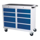 Bedrunka+Hirth Werkbank B1060xT500xH1005mm Buche Multiplex lichtgrau signalblau Anz.Schubl.8-1