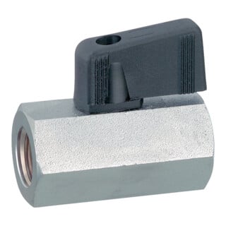 BEE Flügel-Kugelhahn Messing Baureihe35 IG/IG 1/8Zoll