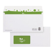 beECO Briefumschlag 2720161 DIN lang mF hk FSC weiß