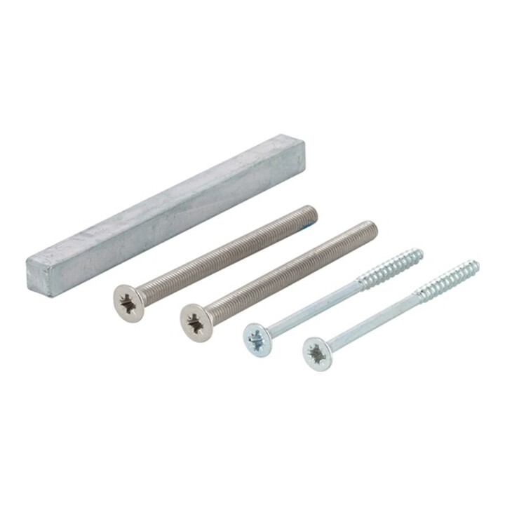 Bef-set.Sertos® GG-WC 55-60mm M5x70+4,0x65 4-KT.o.+8x95mm HOPPE