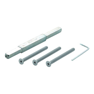 Befestigungsset Türd.77-82mm Schrauben-L.M6x90 verz. VK10mm Stift-L.160mm Hoppe®
