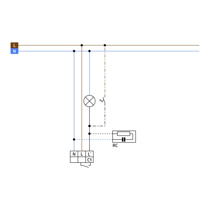 BEG Brück Electronic Détecteur de mouvement plafond PD3N-1C-DE Micro
