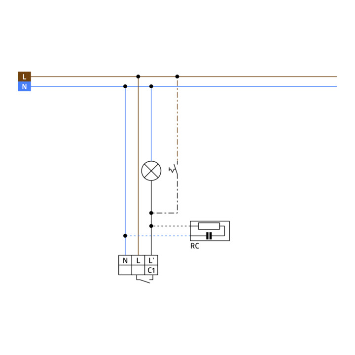 BEG Brück Electronic Decken-Bewegungsmelder PD3N-1C-DE Micro