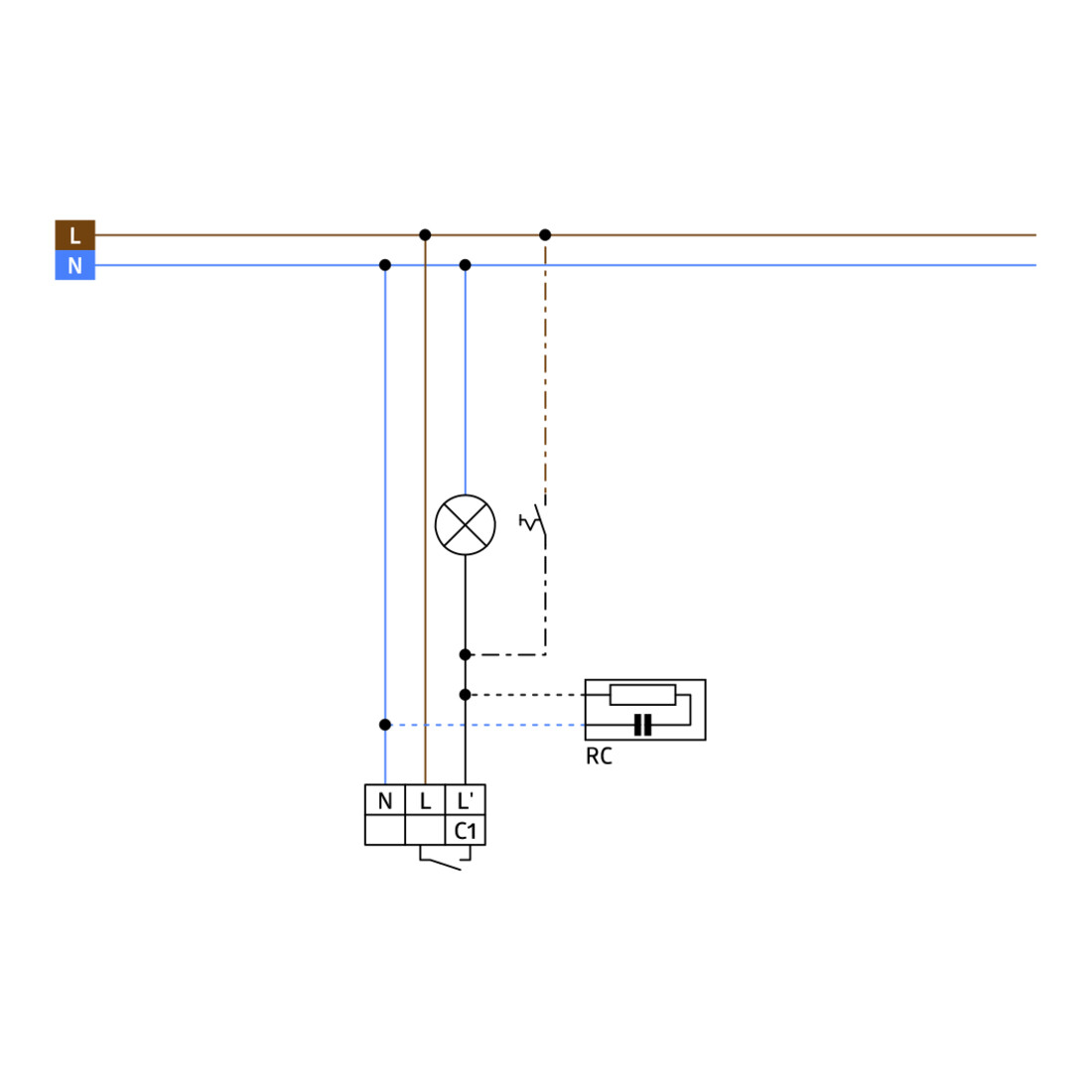 BEG Brück Electronic Decken-Bewegungsmelder PD3N-1C-DE Micro