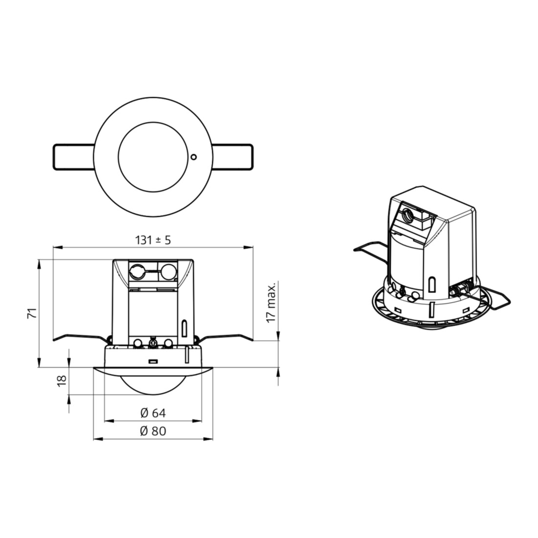 BEG Brück Electronic Präsenzmelder Slave PD2-S-DE