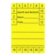 Beha-Amprobe Étiquettes de test 60x40mm FTC00001280D (250 pièces)-1