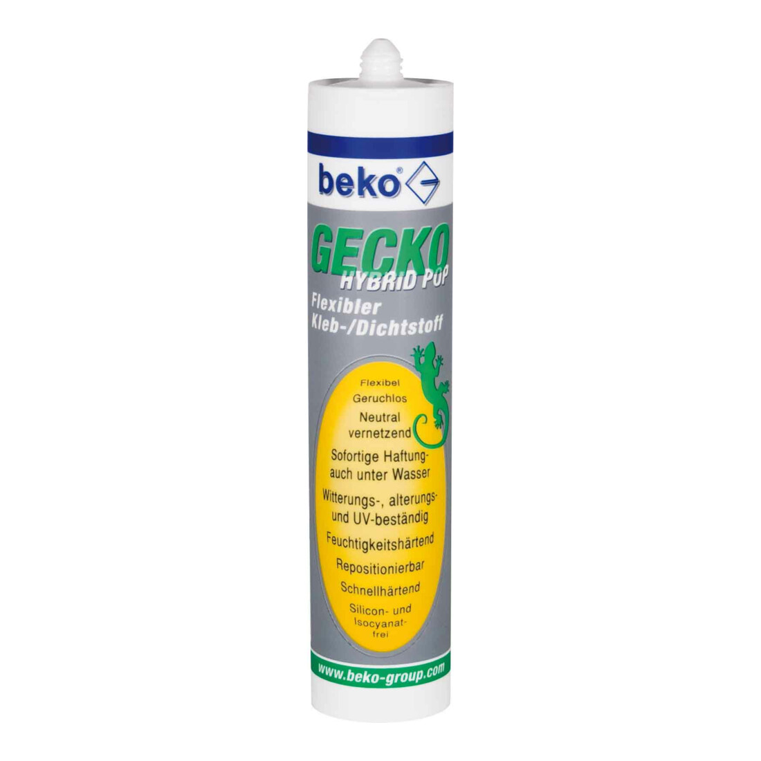 Beko Gecko Kleb-/Dichtstoff 310ml HybridPOP grau 2453103
