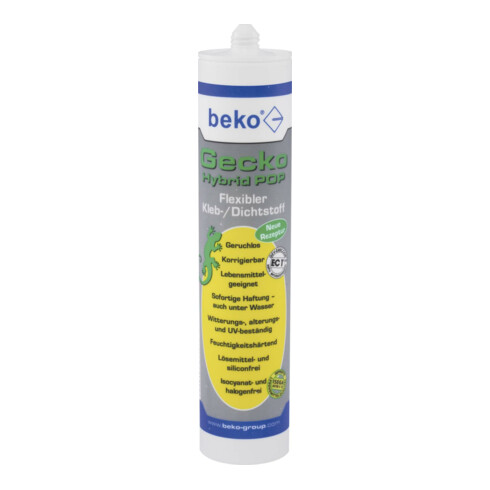 Beko Gecko Kleb-/Dichtstoff 310ml HybridPOP weiß 2453101