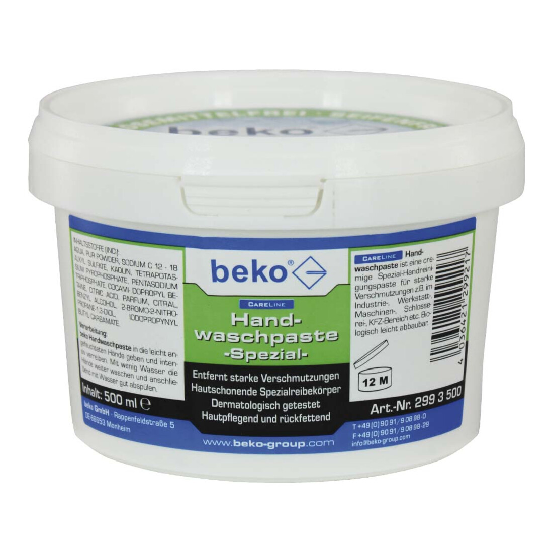 Beko Pâte à laver à la main 500 ml 2993500