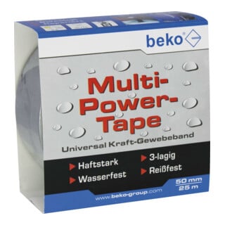 Beko Ruban multi-puissance 50 mm x 25 m argent 262205251