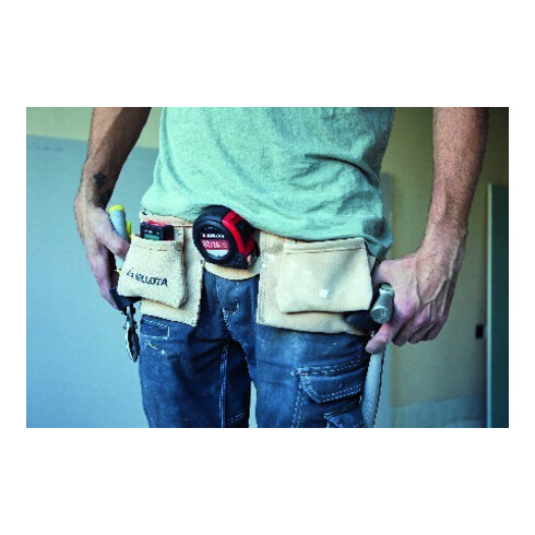 bellota Ceinture à outils, cuir, 6 poches