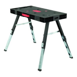bellota Établi pliable, 150 kg, 3 hauteurs 52-66-80 cm
