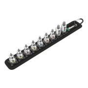Belt B 3 TORX® HF Zyklop Jeu de douille-embouts TORX® 3/8" avec fonction de retenue, 9 pièces
