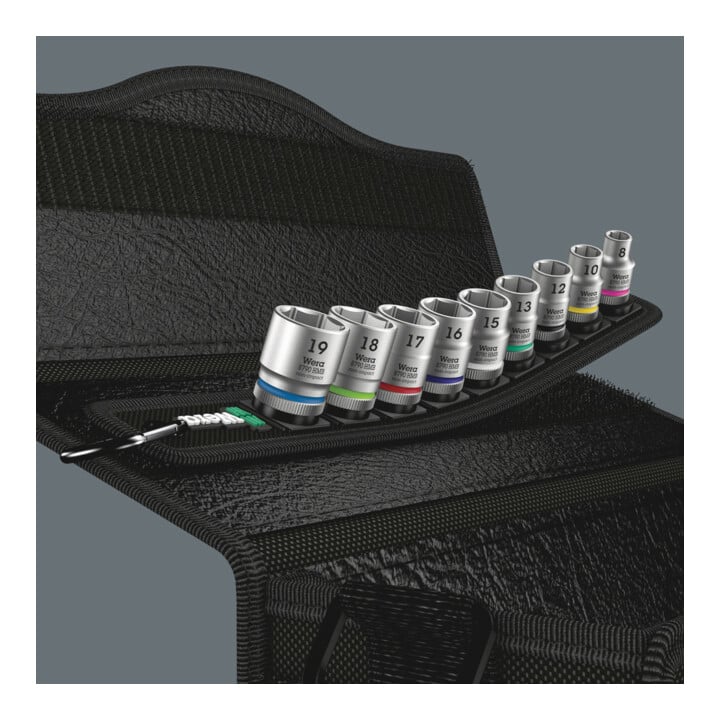 Belt B 4 Jeu de douilles Zyklop 3/8", 9 pièces