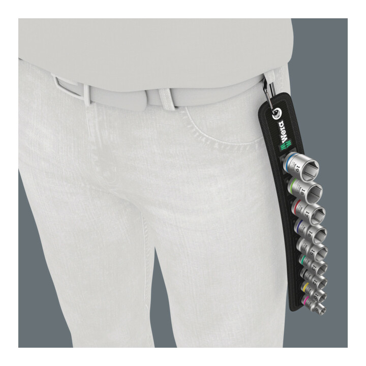 Belt B 4 Jeu de douilles Zyklop 3/8", 9 pièces