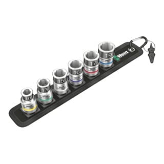 Belt C 1 Jeu de douilles Zyklop 1/2" avec fonction de retenue, 7 pièces