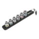 Belt C 1 Jeu de douilles Zyklop 1/2" avec fonction de retenue, 7 pièces