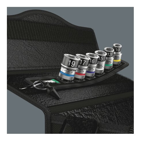 Belt C 1 Jeu de douilles Zyklop 1/2" avec fonction de retenue, 7 pièces