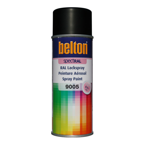Belton Lackspray SpectRAL RAL 9005 schwarz seidenglanz