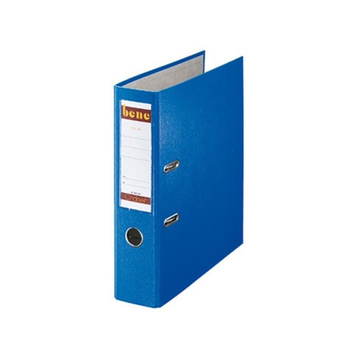 Bene Ordner 291400 BL DIN A4 80mm PP blau