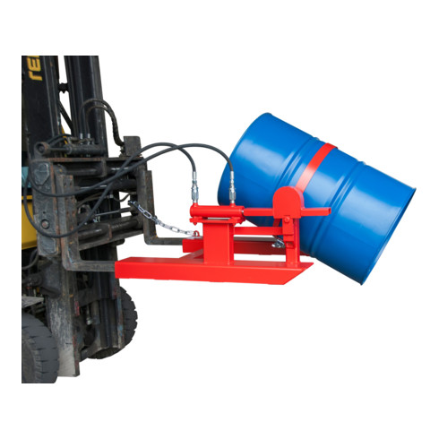 Bauer Südlohn Basculeur de fût FD-H, peint, rouge feu