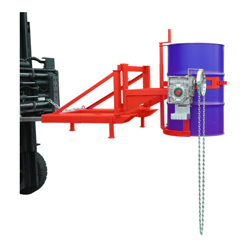 Bauer Südlohn Basculateur de fût FD/L-K, peint, rouge feu