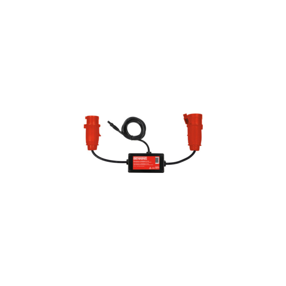 BENNING Adaptateur de mesure 16 A CEE 5 pôles actif pour charges triphasées RPE/IPE