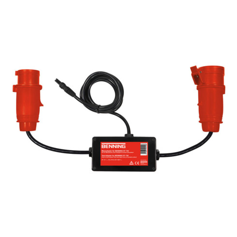 BENNING Adaptateur de mesure 16 A CEE 5 pôles actif pour charges triphasées RPE/IPE