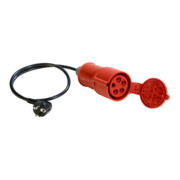 BENNING Adaptateur de mesure 16 A fiche de contact de protection CEE f.828883 pour charges triphasées