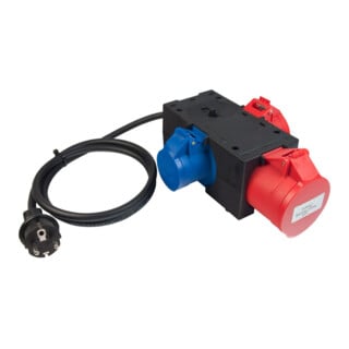 BENNING Adaptateur de mesure 3 voies CEE-Schuko