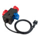 BENNING Adaptateur de mesure 3 voies CEE-Schuko-2