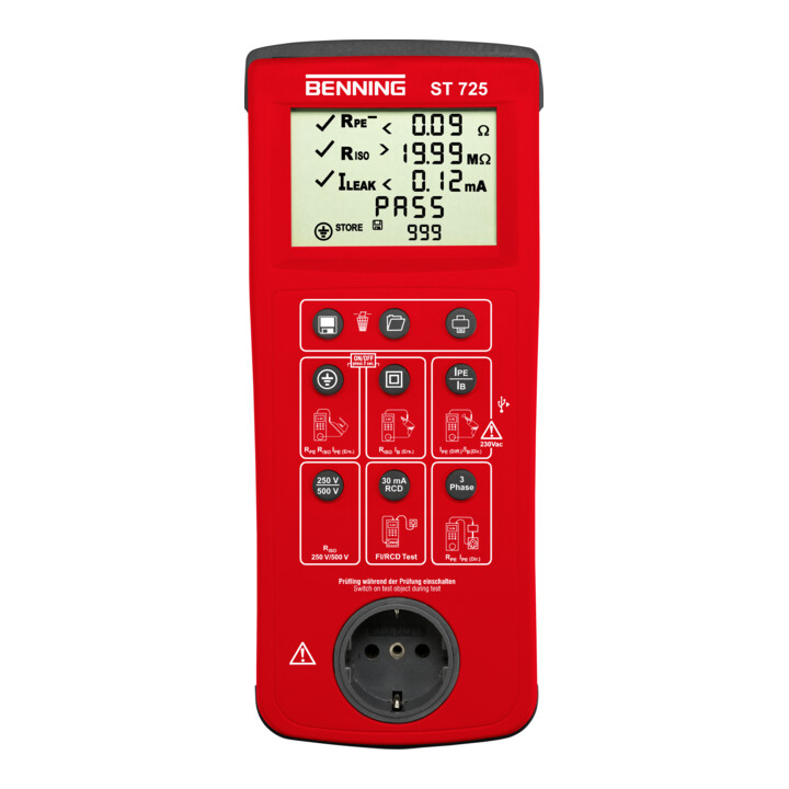 Benning apparaat tester ST725